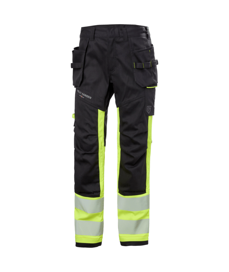 Helly Hansen 77450 Fyre multinorm hantverksbyxa kl 1 – Yellow/Ebony (367)