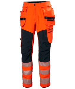 Helly Hansen 77499 ICU BRZ varsel hantverksbyxa kl 2 – Orange/Ebony (269)