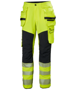 Helly Hansen 77499 ICU BRZ varsel hantverksbyxa kl 2 – Yellow/Ebony (369)