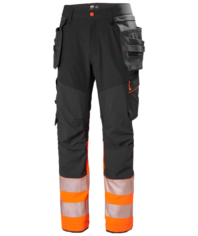 Helly Hansen 77500 ICU BRZ varsel hantverksbyxa kl 1 – Orange/Ebony (269)