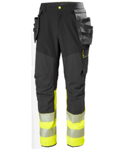 Helly Hansen 77500 ICU BRZ varsel hantverksbyxa kl 1 – Yellow/Ebony (369)