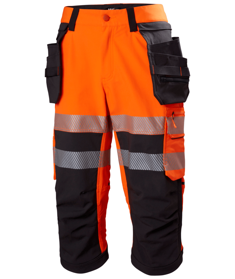 Helly Hansen 77502 ICU BRZ varsel hantverkspiratbyxa – Orange/Ebony (269)