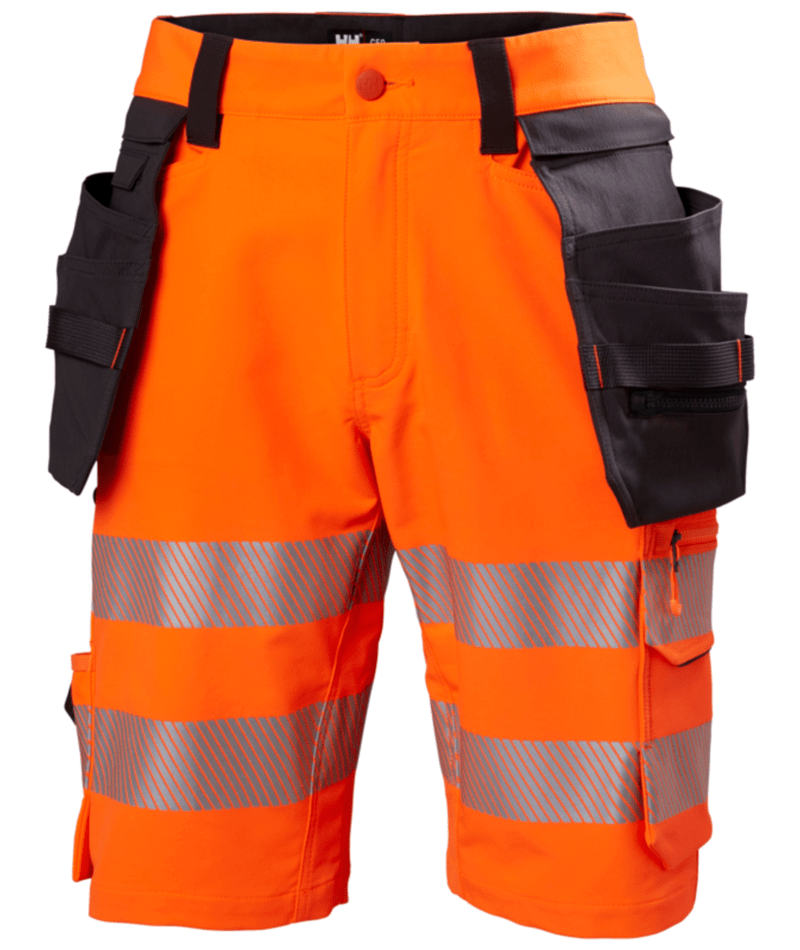 Helly Hansen 77503 ICU varsel hantverksshorts kl 1 – Orange/Ebony (269)