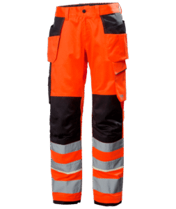Helly Hansen 77512 UC-ME varsel hantverksbyxa kl 2 – Hi Vis Red/Ebony (169)