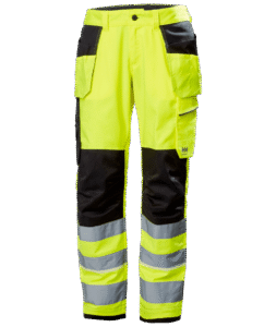Helly Hansen 77512 UC-ME varsel hantverksbyxa kl 2 – Hi Vis Yellow/Ebony (369)