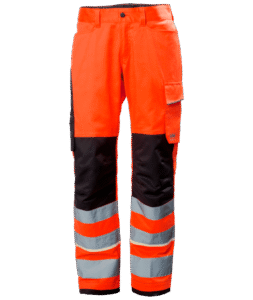 Helly Hansen 77514 UC-ME varsel arbetsbyxa kl 2 – Hi Vis Red/Ebony (169)