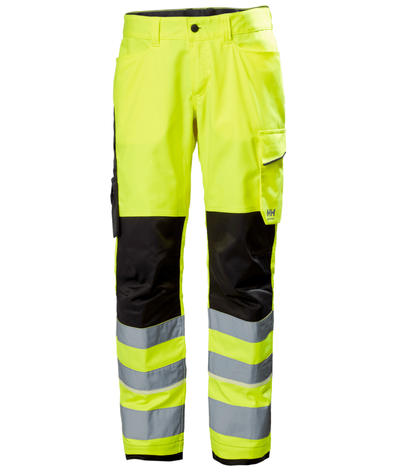Helly Hansen 77514 UC-ME varsel arbetsbyxa kl 2 – Hi Vis Yellow/Ebony (369)
