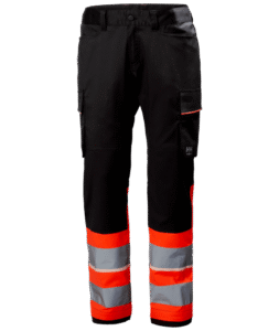 Helly Hansen 77515 UC-ME varsel cargo byxa kl 1 – Hi Vis Red/Ebony (169)