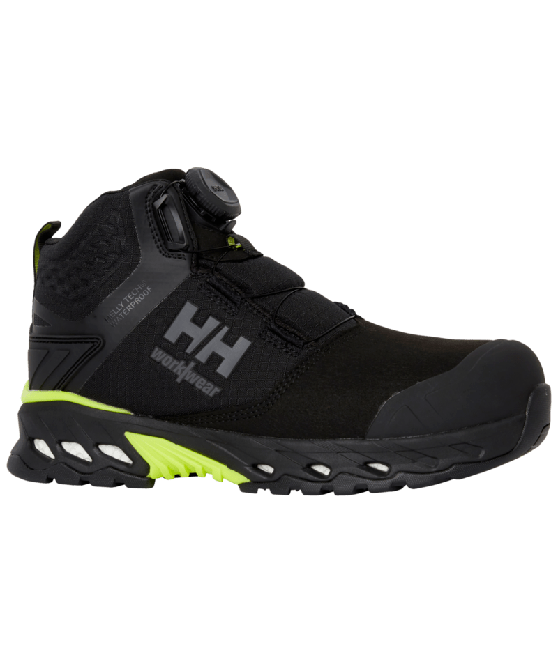 Helly Hansen 78341 Magni Evolution MXR BOA skyddskänga S7S HT – Black/Dark Lime (994)