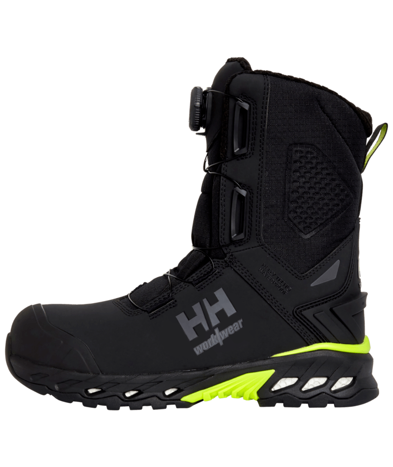Helly Hansen 78345 Magni Evolution MXR BOA skyddskänga vinter S7S HT – Black/Dark Lime (994)