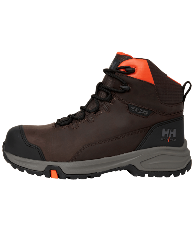 Helly Hansen 78433 Manchester LTR Mid S7S HT Säkerhetsstövlar – Dark Brown (780)