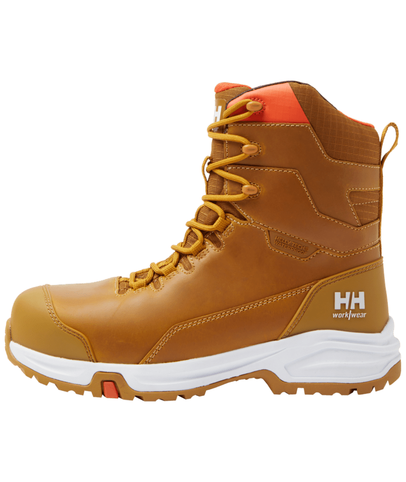 Helly Hansen 78434 Manchester LTR Tall Side Zip S7S vattentäta säkerhetskängor – New Wheat (724)