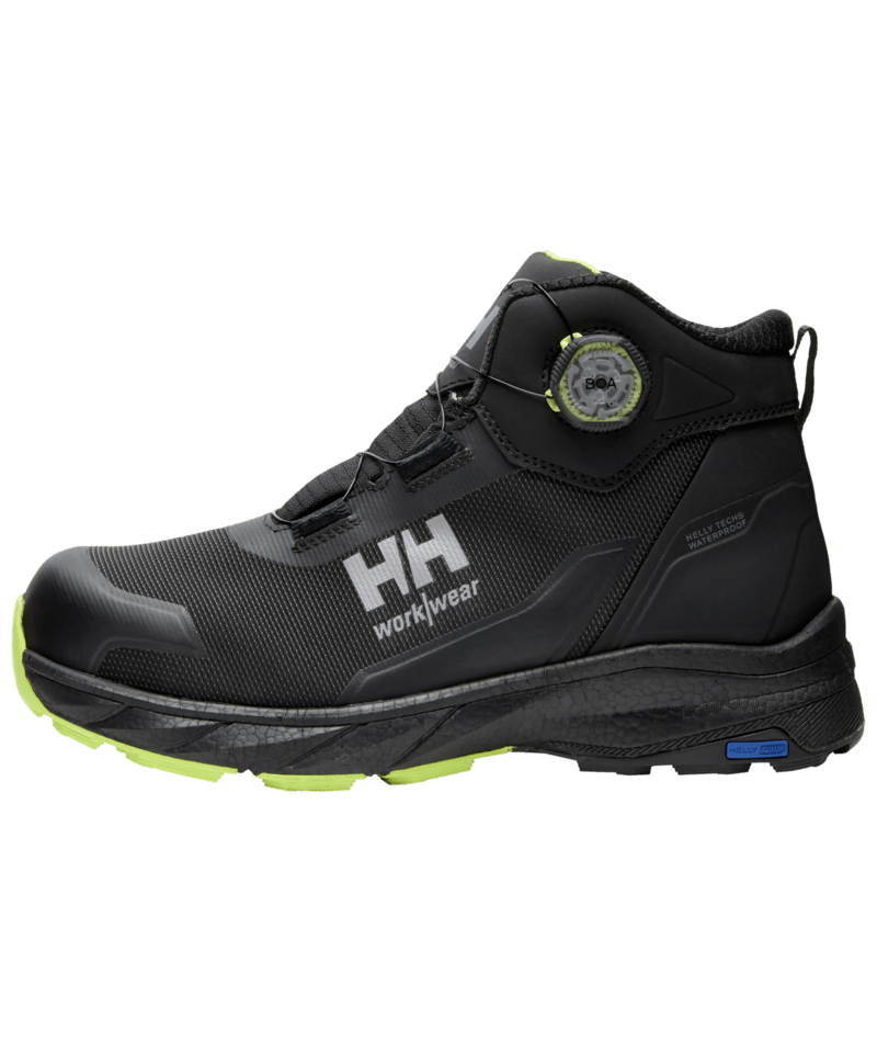 Helly Hansen 78487 Magni Trx Mid Boa S7s – Black/Dark Lime (994)