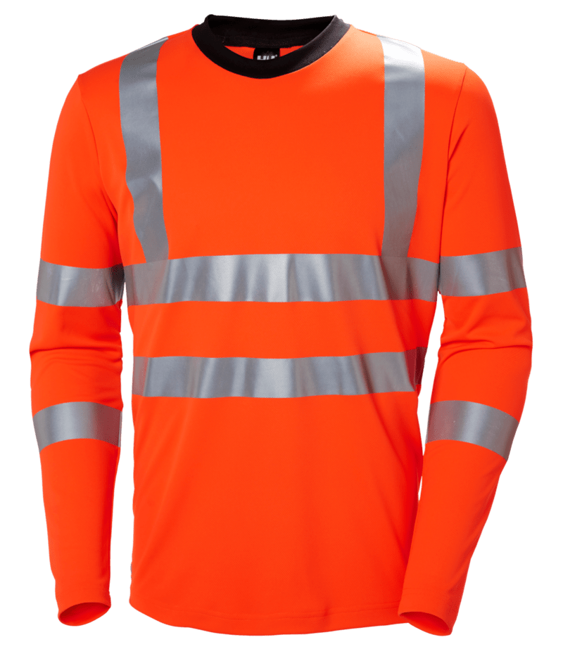 Helly Hansen 79093 Addvis varsel långärmad T-shirt – Orange (260)