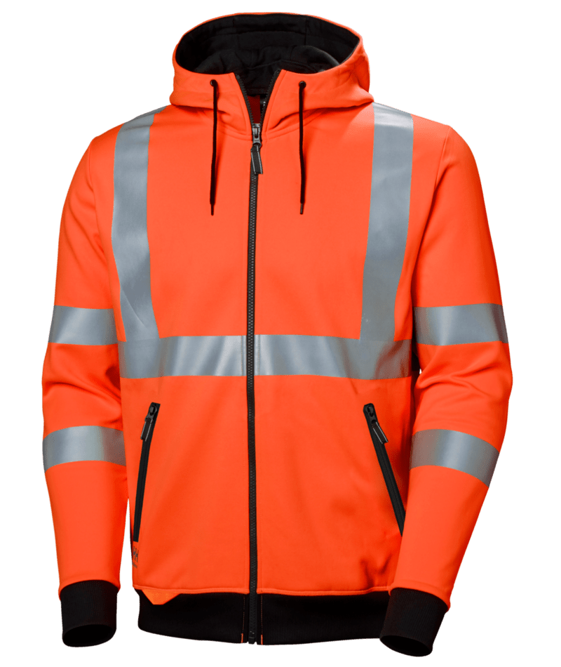 Helly Hansen 79094 Addvis varsel Helzip Hoodie – Orange (260)