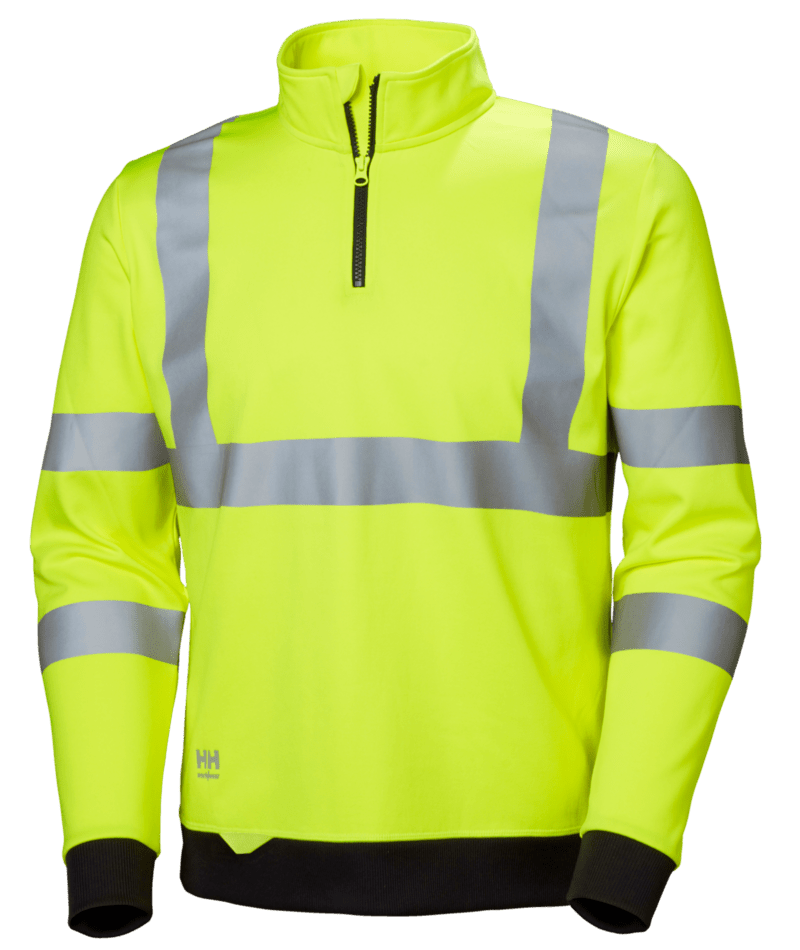 Helly Hansen 79096 Addvis varsel halvzip Sweatshirt – Yellow (360)