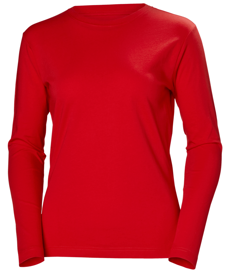 Helly Hansen 79159 Dam Classic långärmad T-shirt – Alert Red (220)
