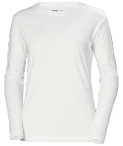 Helly Hansen 79159 Dam Classic långärmad T-shirt – White (900)