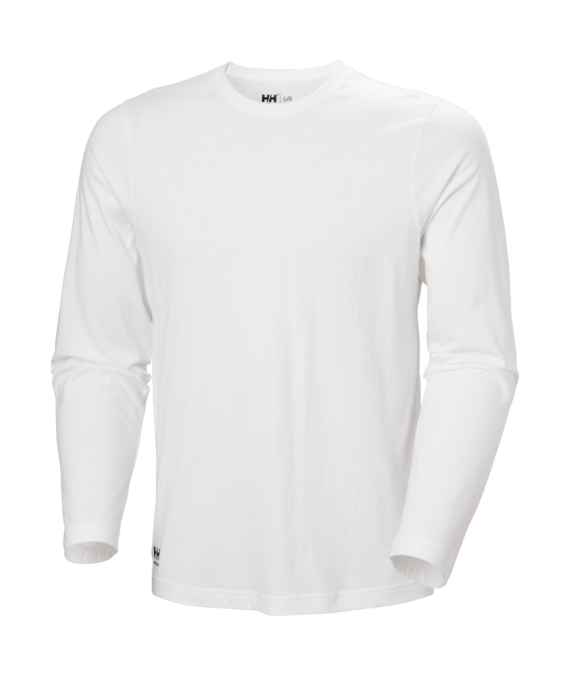 Helly Hansen 79169 Classic långärmad t-shirt – White (900)