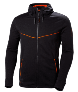 Helly Hansen 79197 Chelsea Evolution huvtröja med dragkedja – Black (990)