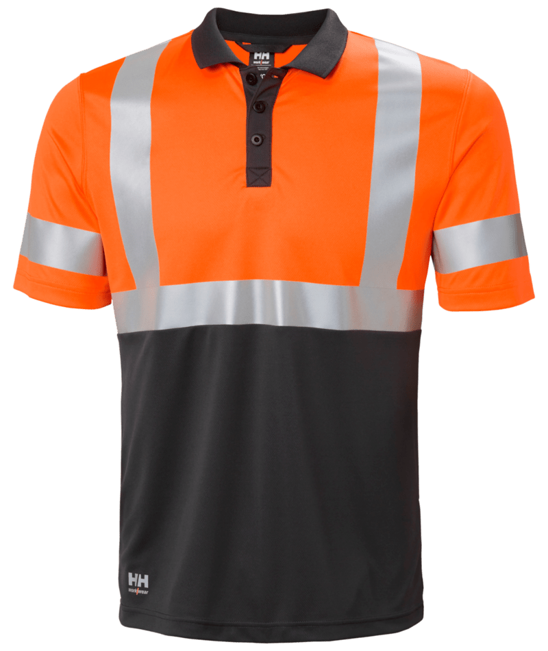 Helly Hansen 79253 Addvis Polo Cl 1 – Orange/Ebony (269)