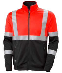Helly Hansen 79258 Addvis varsel helzip sweatshirt kl 1 – Red/Ebony (169)