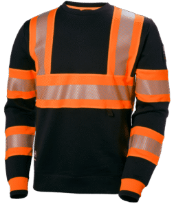 Helly Hansen 79272 ICU varsel sweatshirt – Orange/Ebony (269)