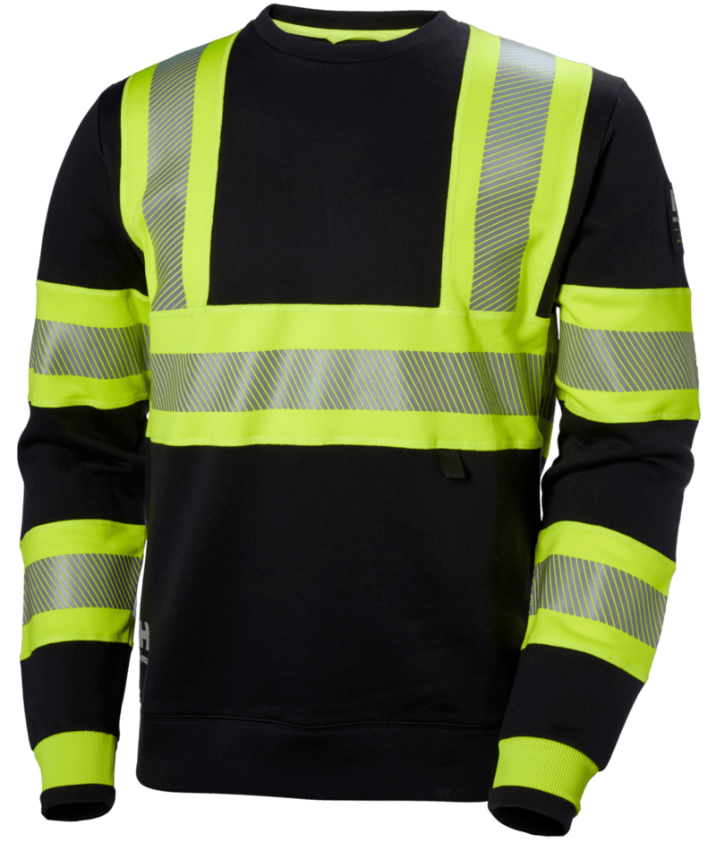 Helly Hansen 79272 ICU varsel sweatshirt – Yellow/Ebony (369)