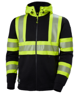 Helly Hansen 79273 ICU varsel helzip hoodie – Yellow/Ebony (369)