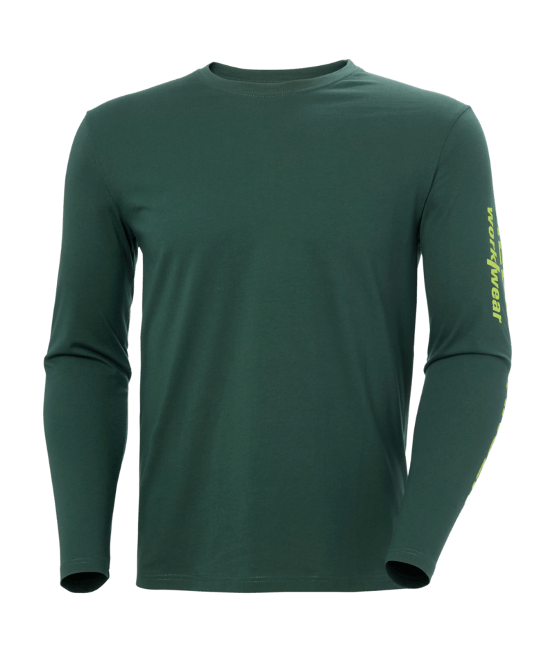 Helly Hansen 79308 Classic Logo 2.0 Longsleeve – Darkest Spruce (450)