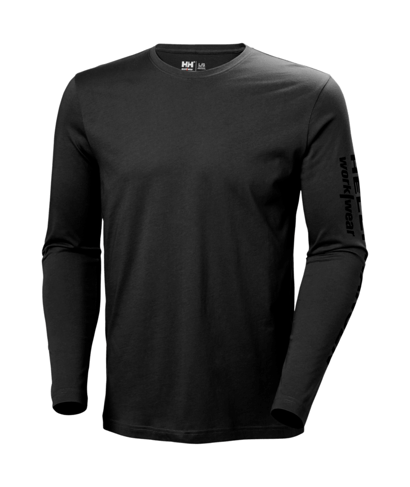 Helly Hansen 79308 Classic Logo 2.0 Longsleeve – Black (990)