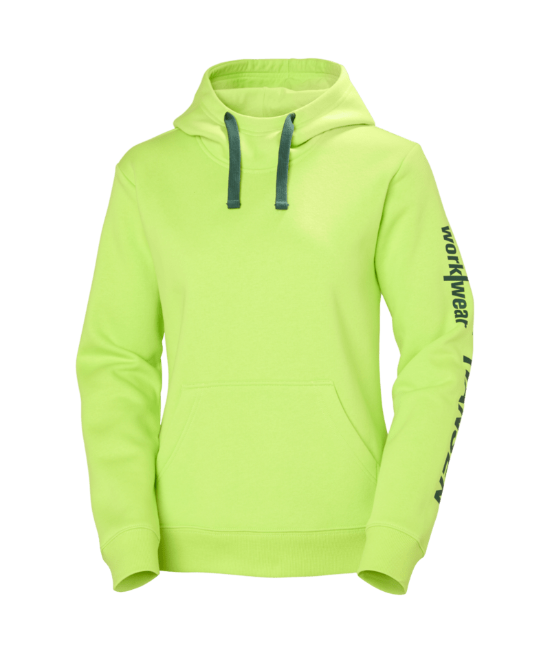 Helly Hansen 79313 W Classic Logo 2.0 Hoodie – Luminous Green (420)