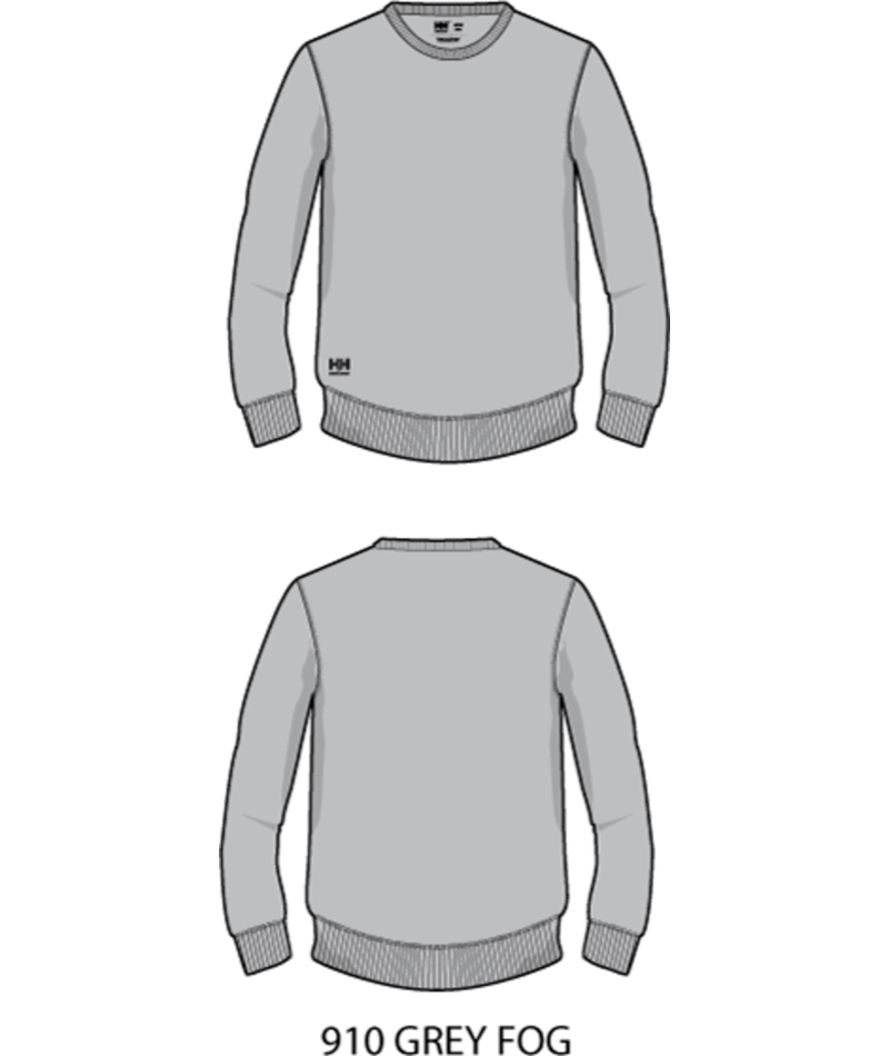 Helly Hansen 79324 Classic sweatshirt – Grey Fog (910)