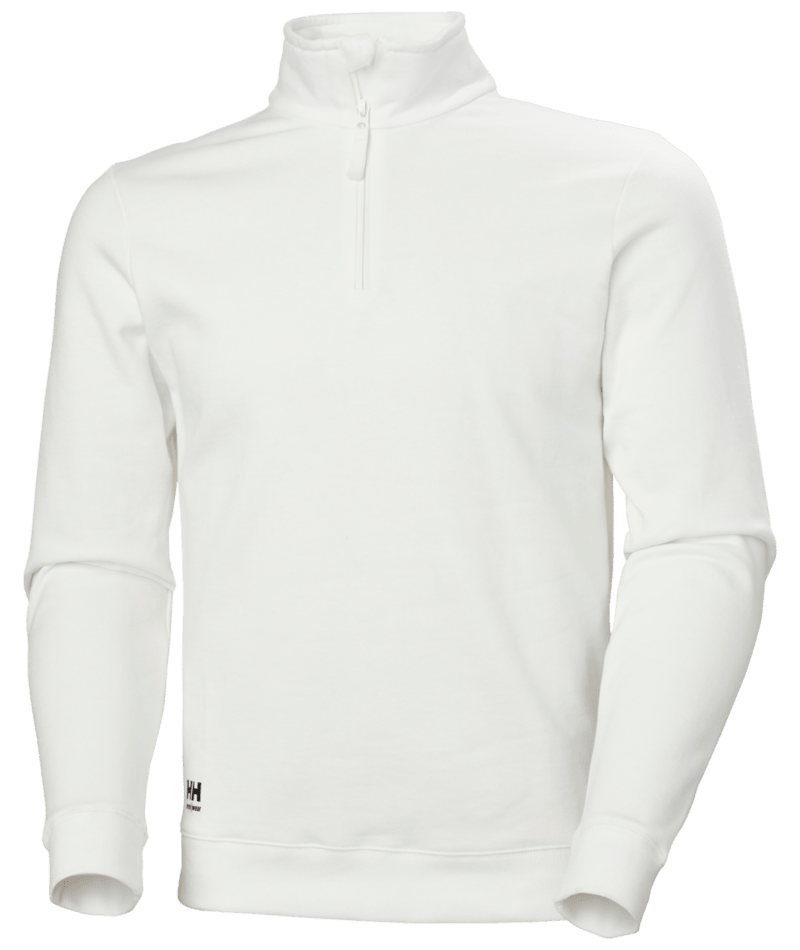 Helly Hansen 79325 Classic halvzip Sweatshirt – White (900)