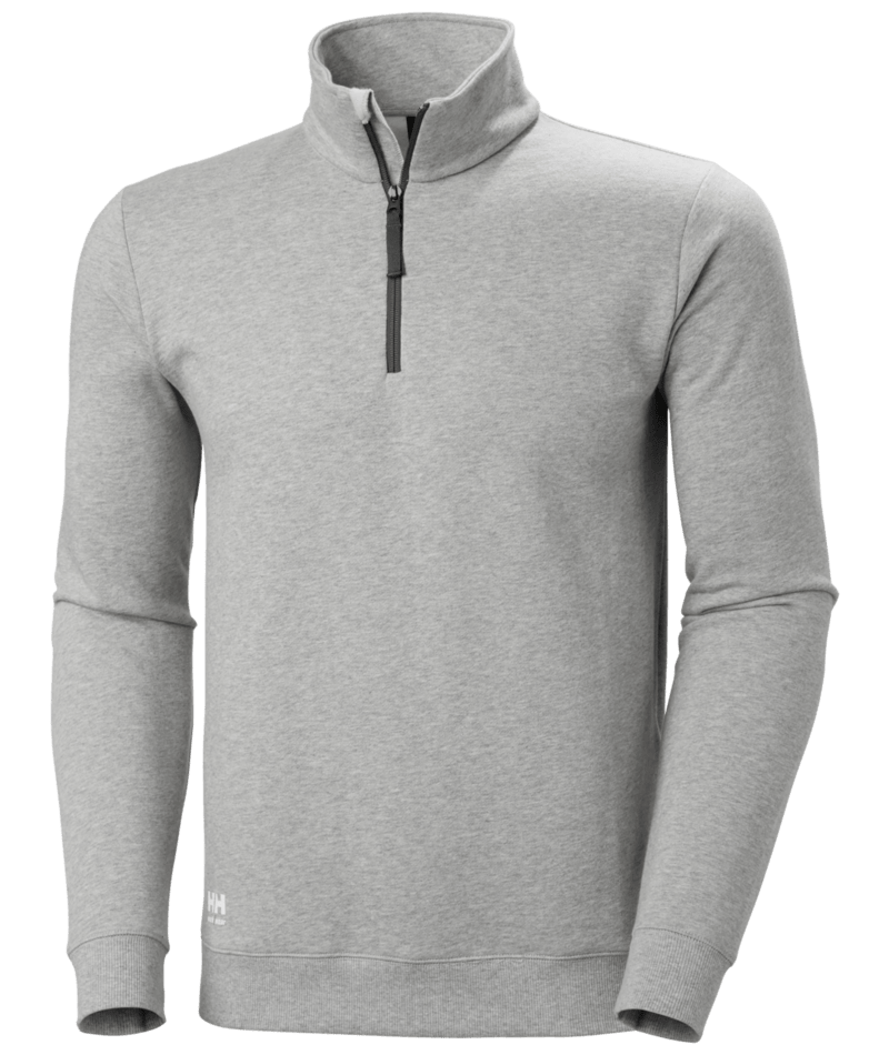 Helly Hansen 79325 Classic halvzip Sweatshirt – Grey Melange (930)