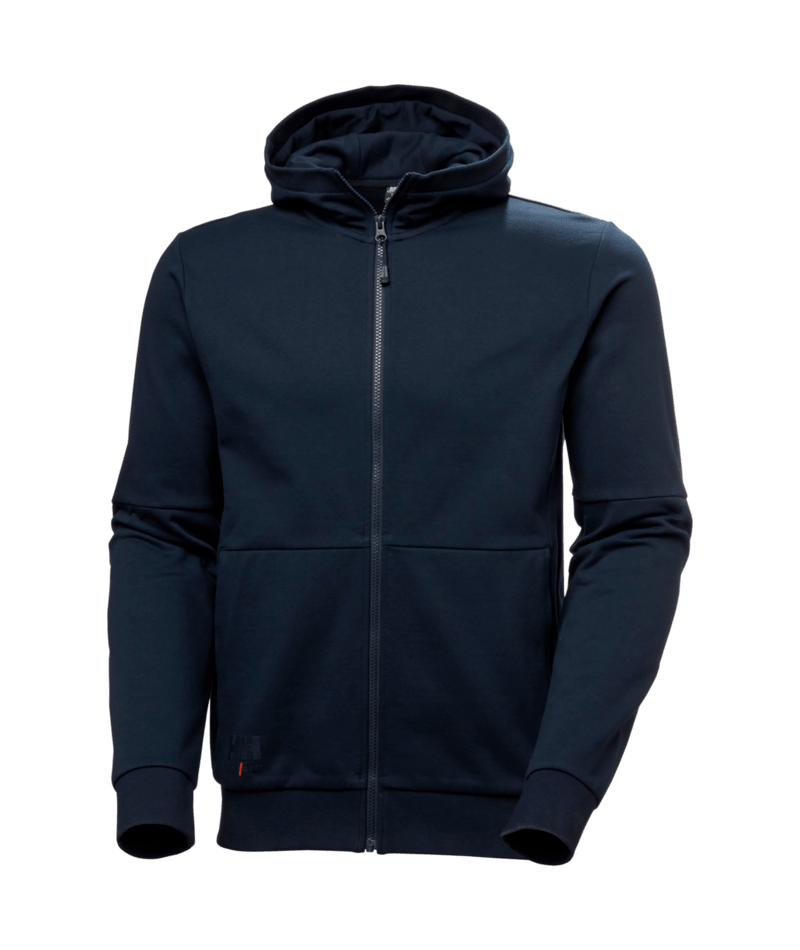 Helly Hansen 79345 Evo huvtröja med dragkedja – Navy (591)