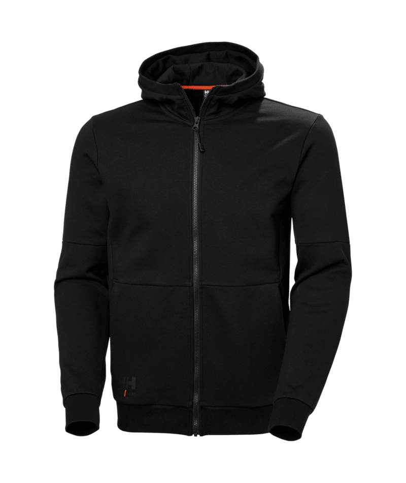 Helly Hansen 79345 Evo huvtröja med dragkedja – Black (991)