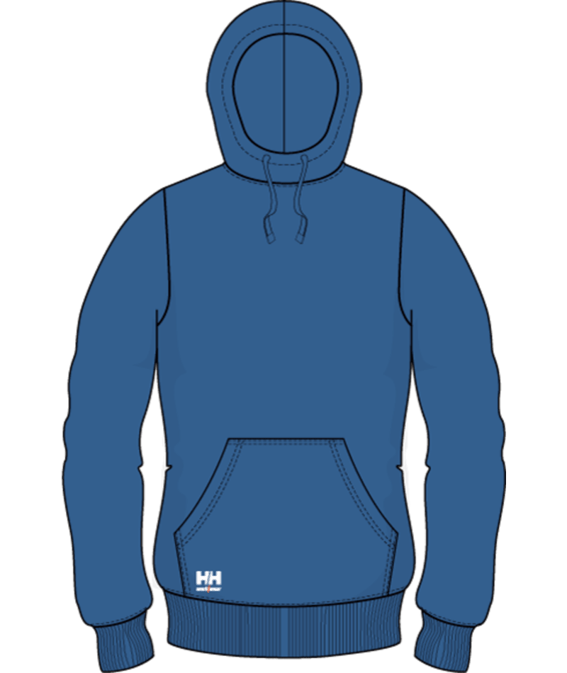 Helly Hansen 79395 Dam Classic 2.0-huvtröja – Stone Blue (558)