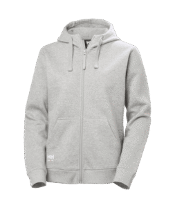 Helly Hansen 79396 Dam Classic 2.0-huvtröja med dragkedja – Grey Melange (930)