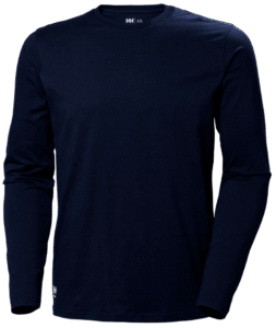 Helly Hansen 79399 Classic 2.0 långärmad t-shirt – Navy (590)