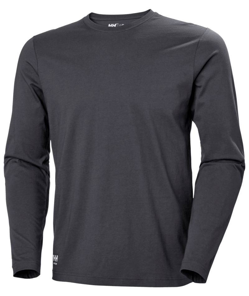 Helly Hansen 79399 Classic 2.0 långärmad t-shirt – Dark Grey (970)