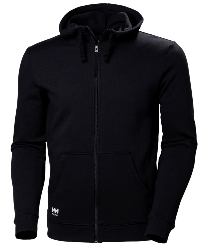 Helly Hansen 79404 Classic 2.0 huvtröja med dragkedja – Black (990)
