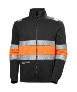 Helly Hansen 79423 Provis Zip Sweatshirt Cl 1 – Orange/Ebony (269)