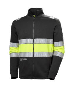 Helly Hansen 79423 Provis Zip Sweatshirt Cl 1 – Yellow/Ebony (369)