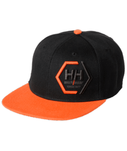 Helly Hansen 79806 Classic keps Flat Brim – Black/Dark Orange (992)