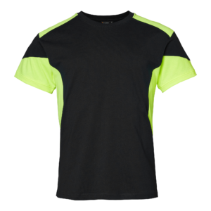 Top Swede T-shirt 210 Svart/Varselgul (914)