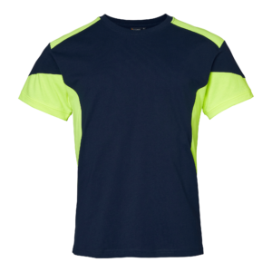 Top Swede T-shirt 210 Marinblå/Varselgul (960)
