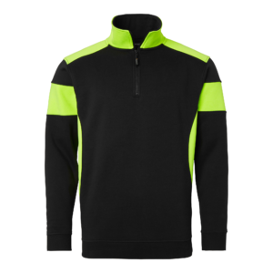 Top Swede Sweatshirt 222 Svart/Varselgul (914)