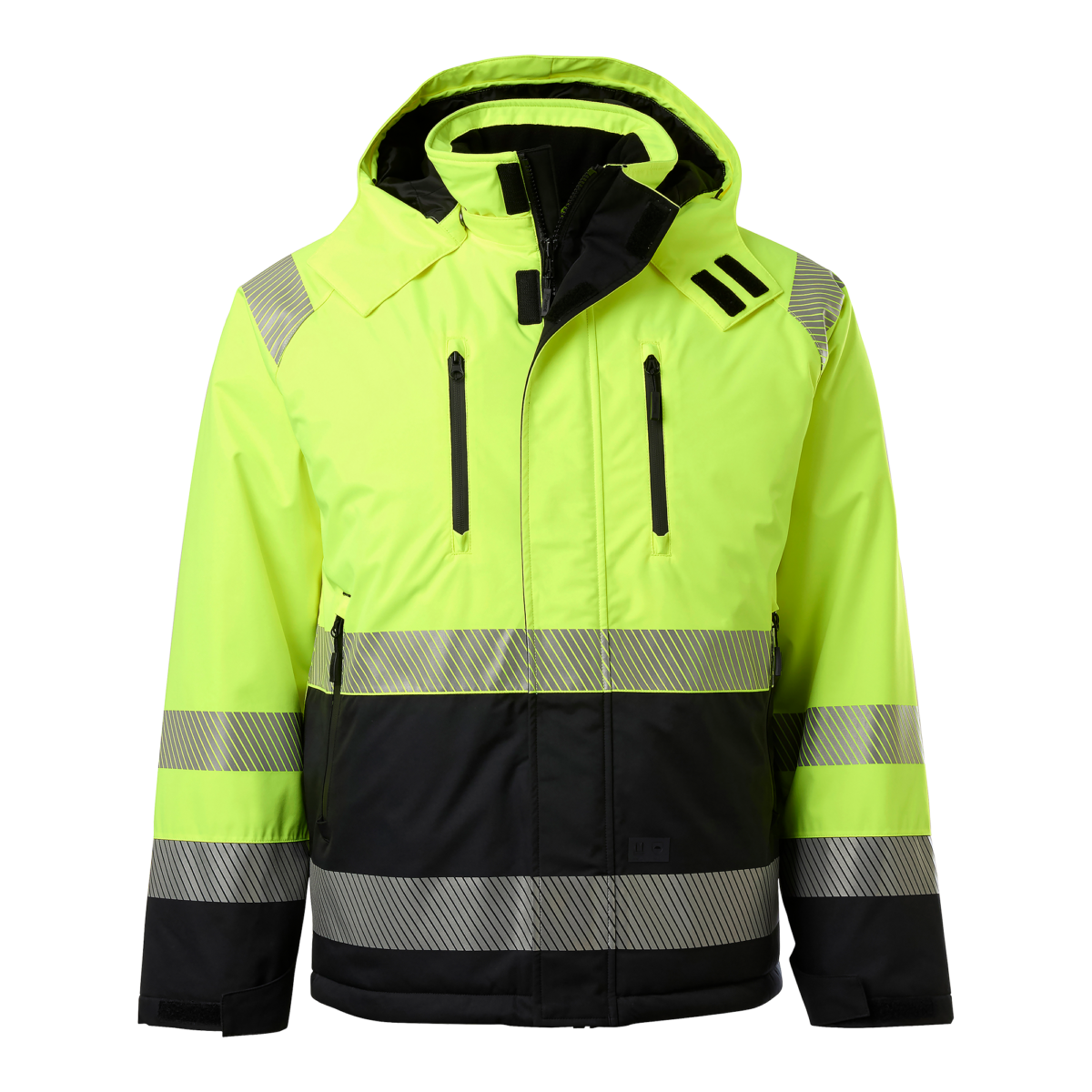 Top Swede Vinterjacka 122 Varselgul/Svart (982)