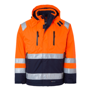 Top Swede Vinterjacka 122 Varselorange/Marinblå (991)
